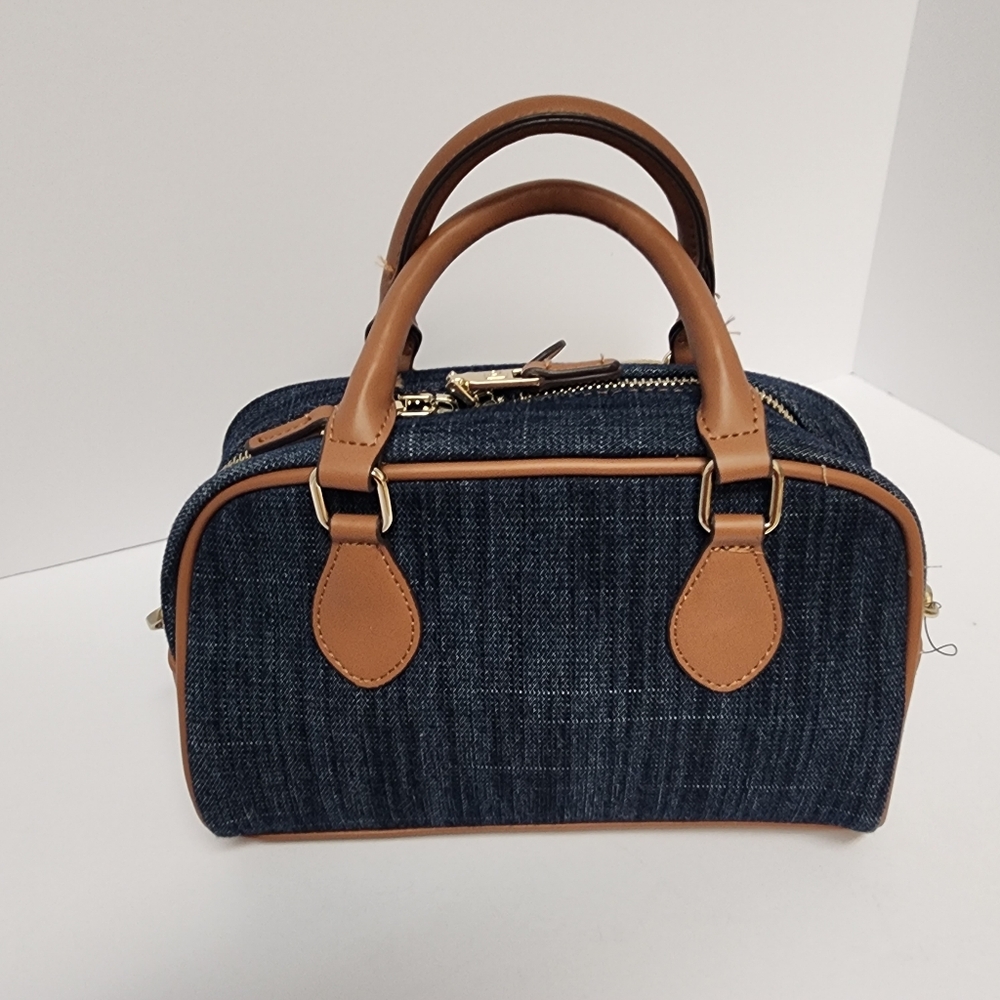 True Religion Blue Denim Crossbody Bag - Picture 4 of 9